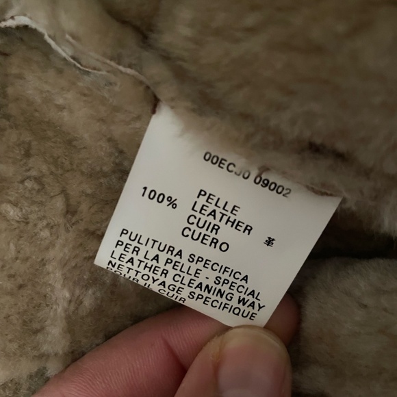 Authentic Diesel shearling coat shearling leather - Picture 6 of 7
